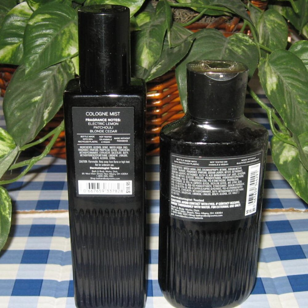 BBW Mens Collection Glory Cologne Mist 3 In 1 Hair Face Body Wash Lot of 2 NEW - Picture 3 of 3